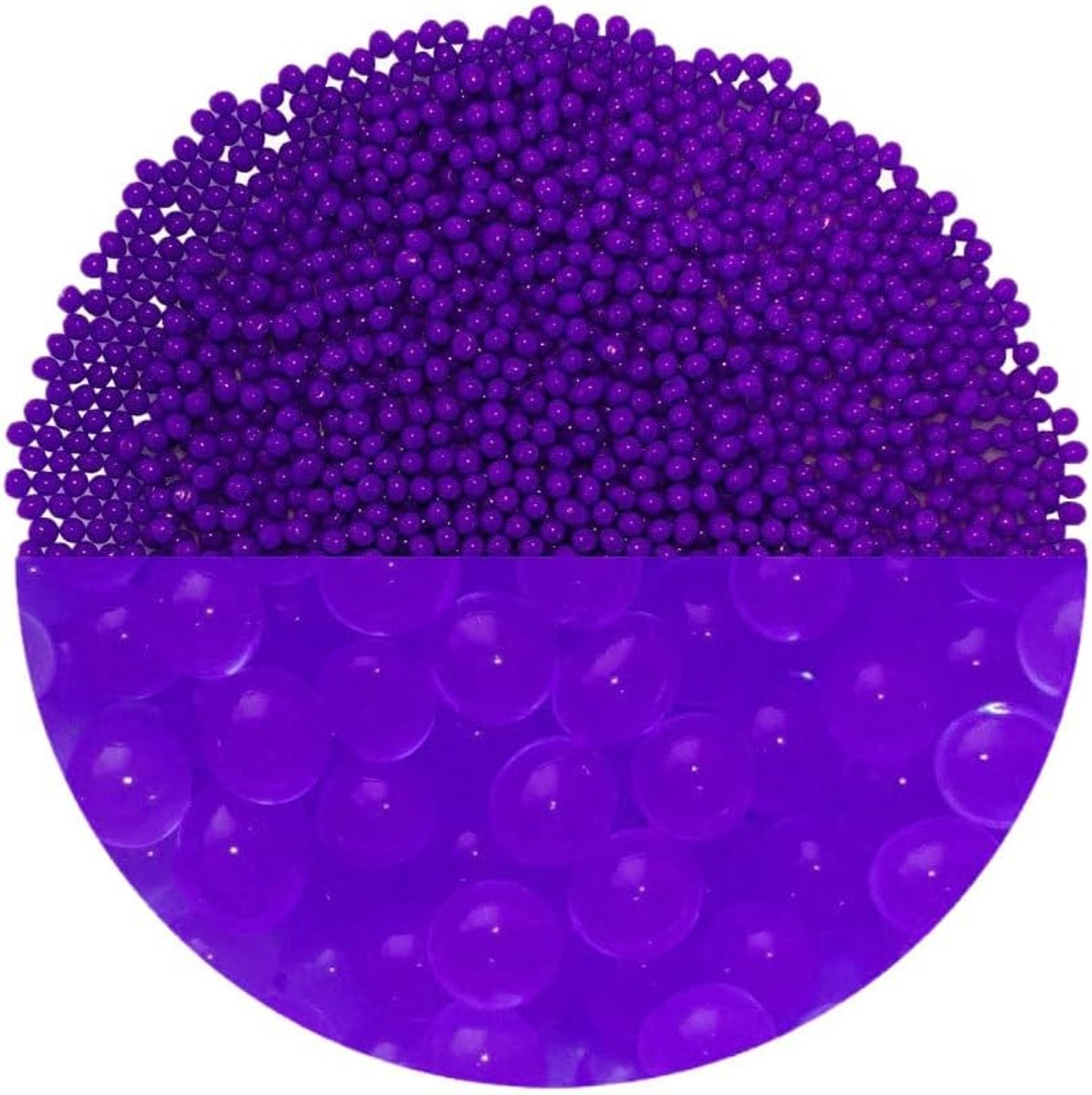 trendfinding 100 g watervasthoudende decokorrels paars, korrelgrootte 3,5-4 mm, decoratie voor bloemen en planten, 10 liter, zeer zuinig, veelzijdig gebruik