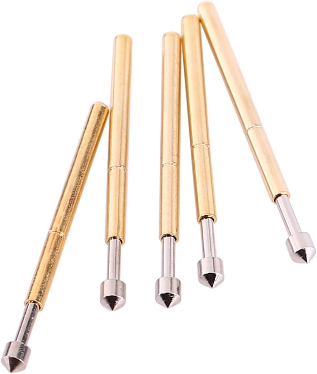 100 Stks P75-E2 Lente Test Probe Pogo Pin Test Tools, Dia 1.02mm Vingerhoed Lengte 16mm PCB Testen Pin Lente Contact Probe