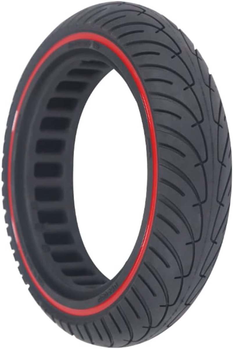1pcs 8.5 Inch Massieve Band voor Xiaomi M365 en PRO Elektrische Scooter Scooter, Ducati, Lexgo, Vivobike, Massief Rubber Wiel, Zacht, Vervanging voor/achter (Rood 1pcs)
