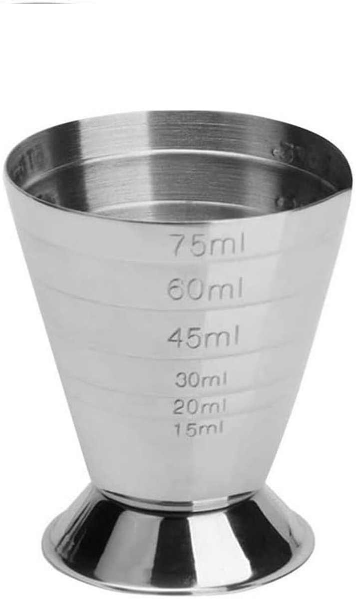 Multi-Graduation Roestvrij Staal 304 Capaciteit 75 ml Bar Meting Jigger Converter ML/OZ/TBSP Accessoires Bar Restaurant Mixologie