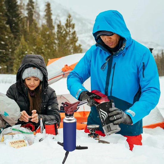 Draagbare Brandstofkanister-stabilisator Kanisterstandaard Camping Outdoor Standaard Gaspatroon Multifunctionele Patroonhouder Opvouwbaar voor Gastank Kanister — afbeelding 4