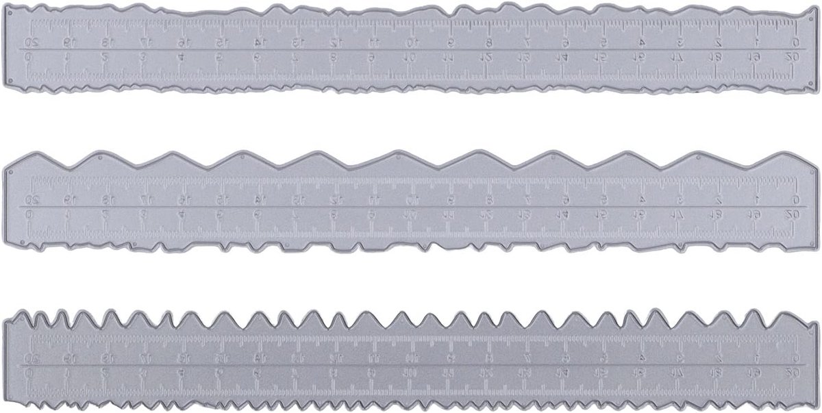Papier snijder met scheurrand - 3 stuks - lichtgewicht carbon staal - ideaal voor knutselen - SnelShoppen