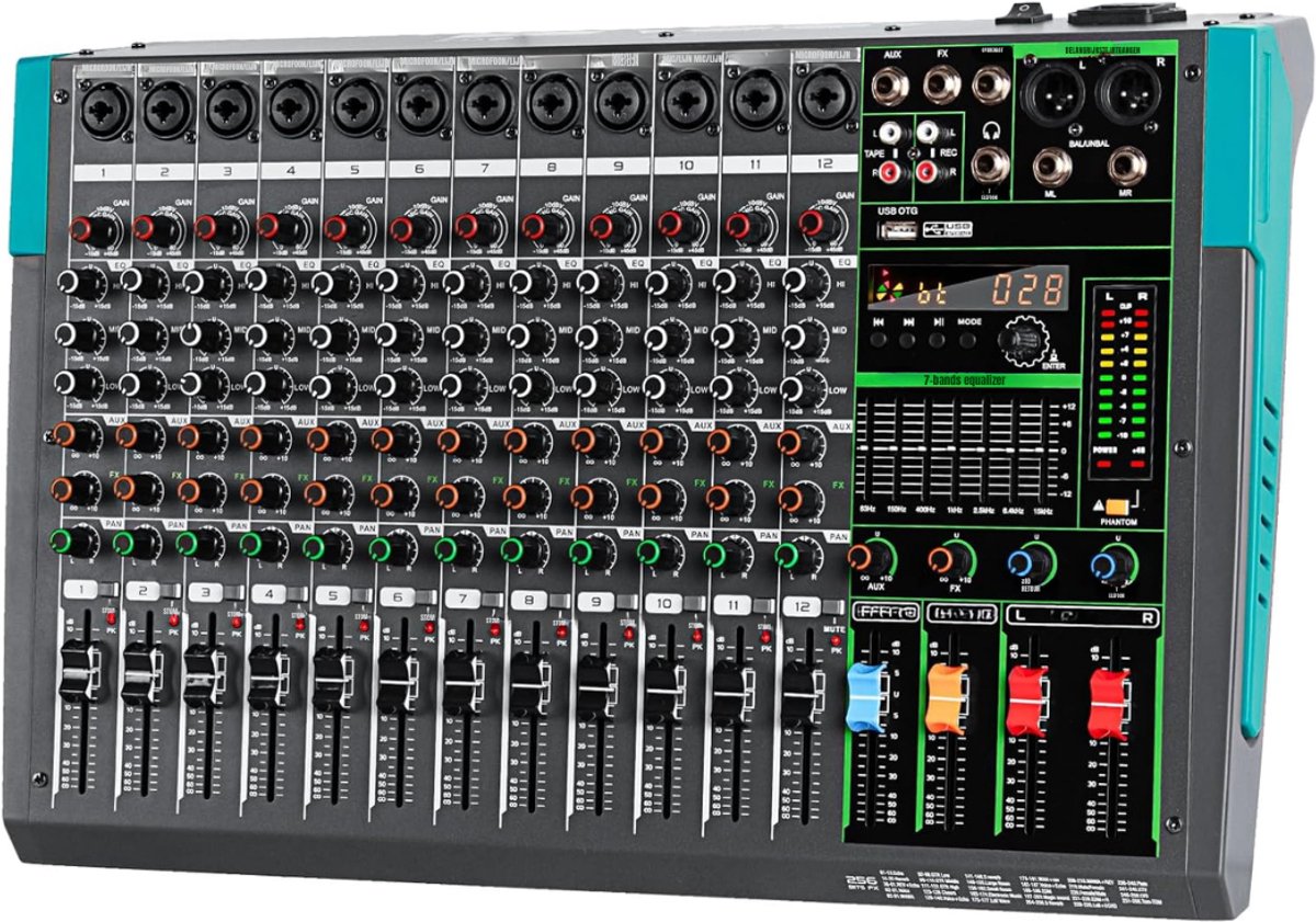 QORA® DJ Controller - DJ - Controller - Zwart - 31 cm x 47cm x 7cm