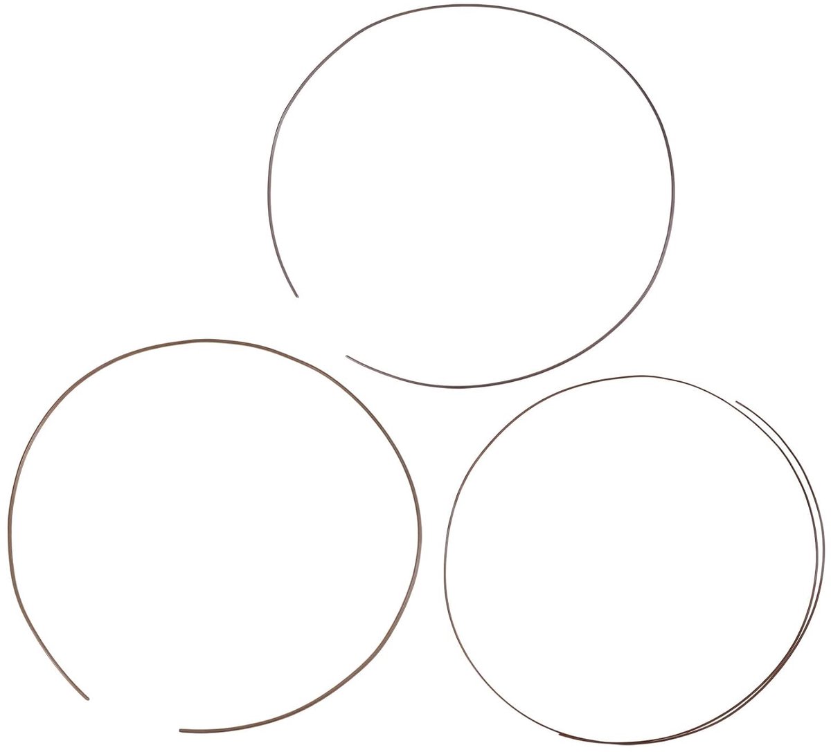 CHGCRAFT 3pcs 3 styles heat resistant tungsten wire for ceramic making tools kit 1m long - ShopVlot