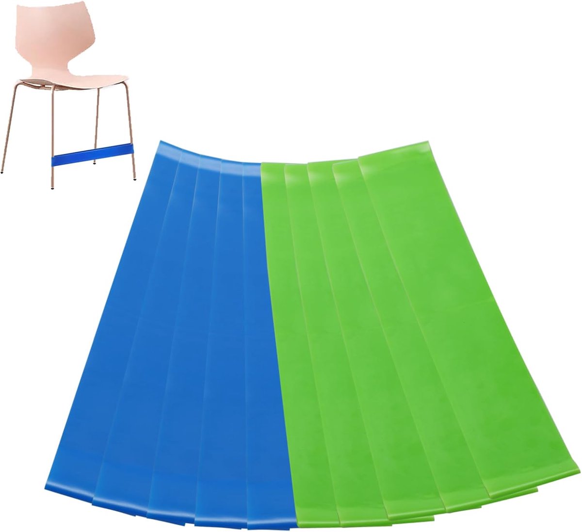 10 Pcs Chair Bands ADHS Chair Fidget Straps Flexible Seat Straps for Kids Spring Stress Bands Sensory Chair Bands - ShopVlot