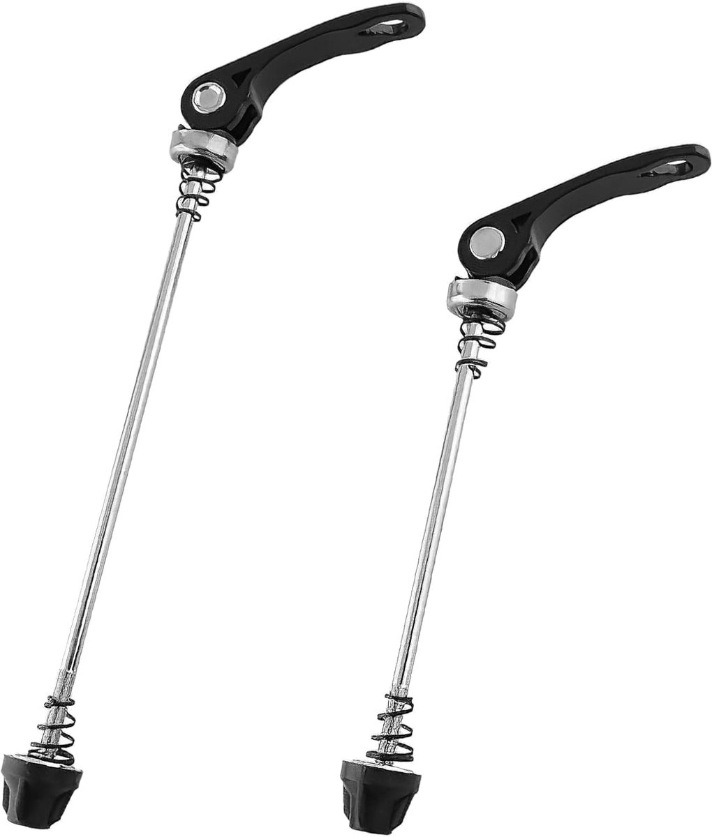 Set of Quick Clamps for Bicycles - Set of 2 Fast Bike Clamps Black - ShopVlot