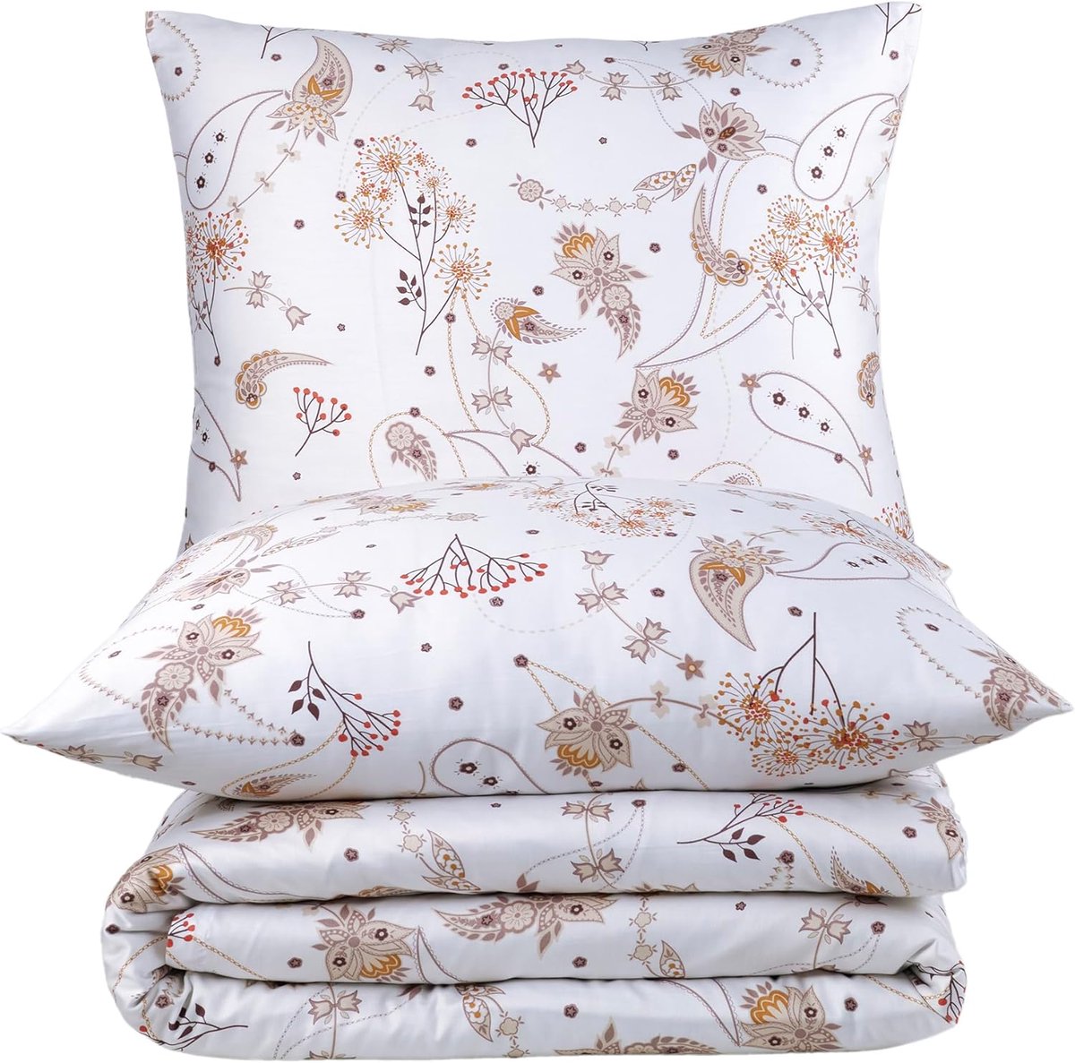 Polycotton Beddengoed, 135 x 200 cm, van 80% katoen en 20% polyester, huidvriendelijk en onderhoudsvriendelijk - ShopVlot