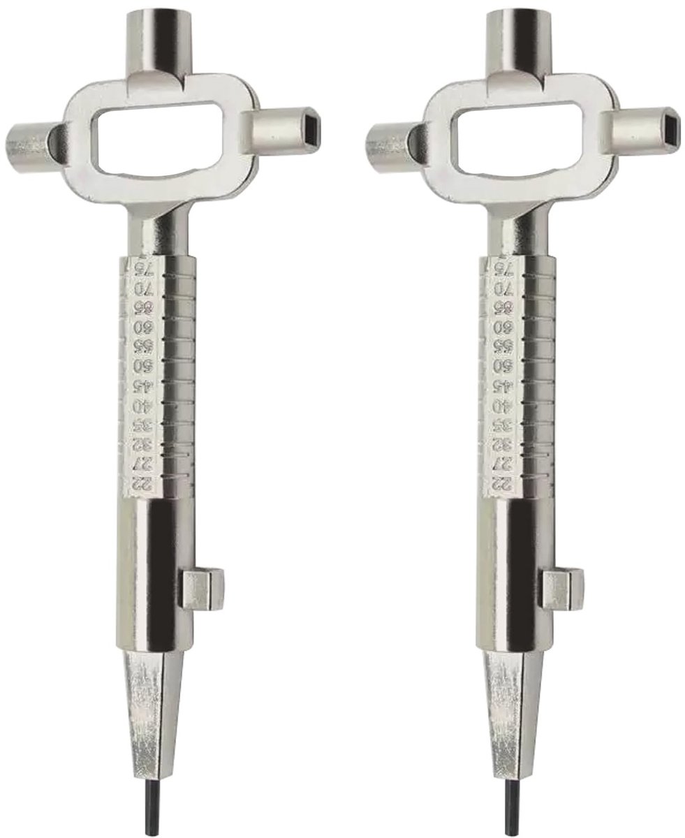 Solidchoice - Universele Bouwsleutel Set van 2 Stuks