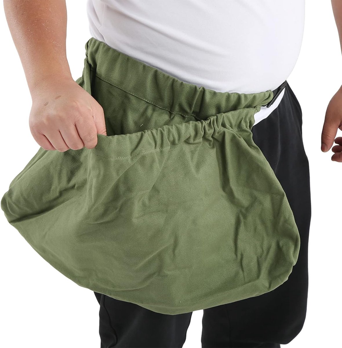 SOONHUA Foerageerzak Picking Bag Paddestoel Tas Taille Gemonteerd Ontwerp Oxford Doek Opvouwbare Wasbare Herbruikbare - ShopVlot