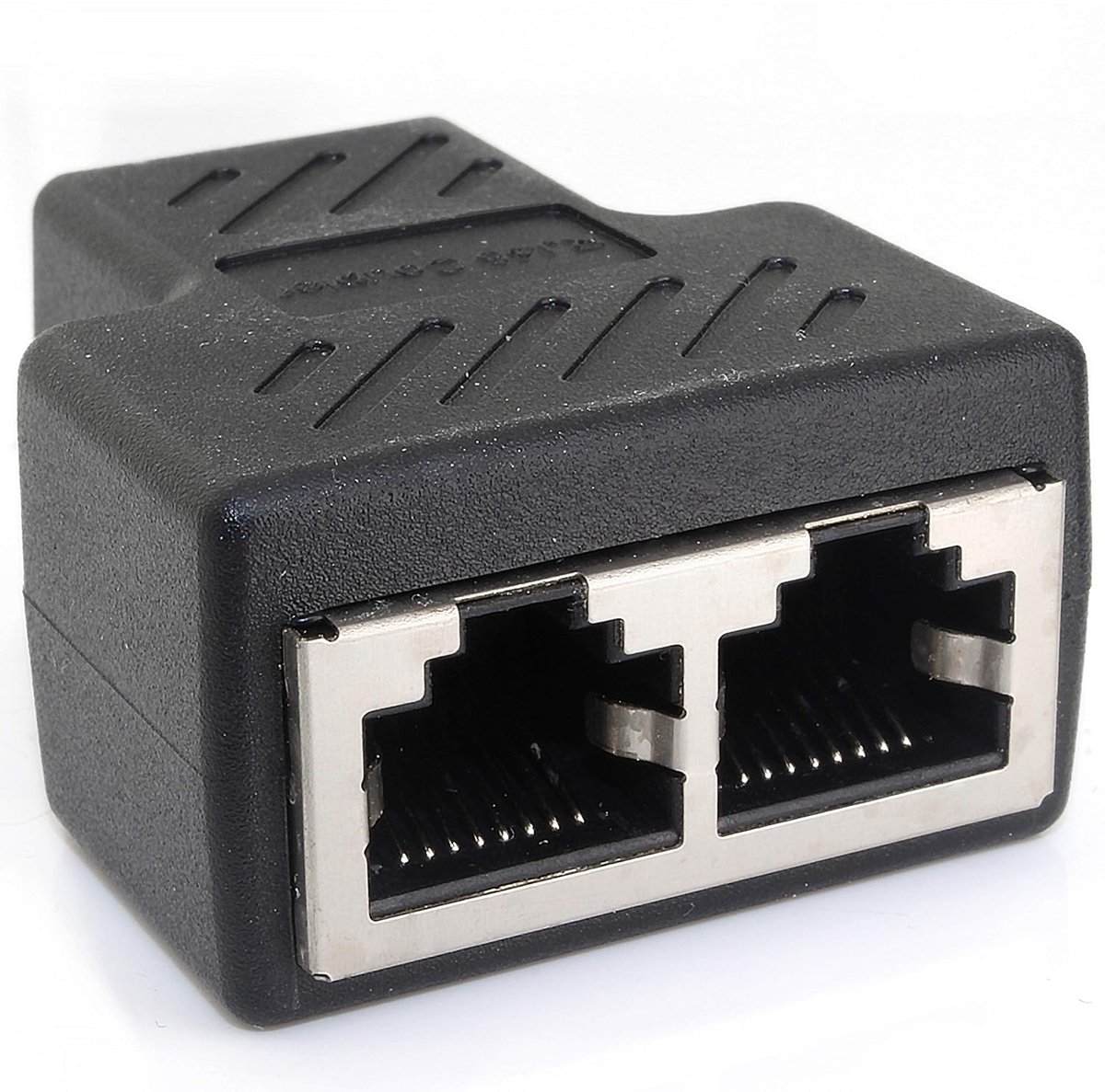 1aTTack.de Cat.6A Network Cable Connector Splitter Adapter RJ45 Compatible with Cat5 Cat6 Cat7 Cat8 1 Piece - ShopVlot