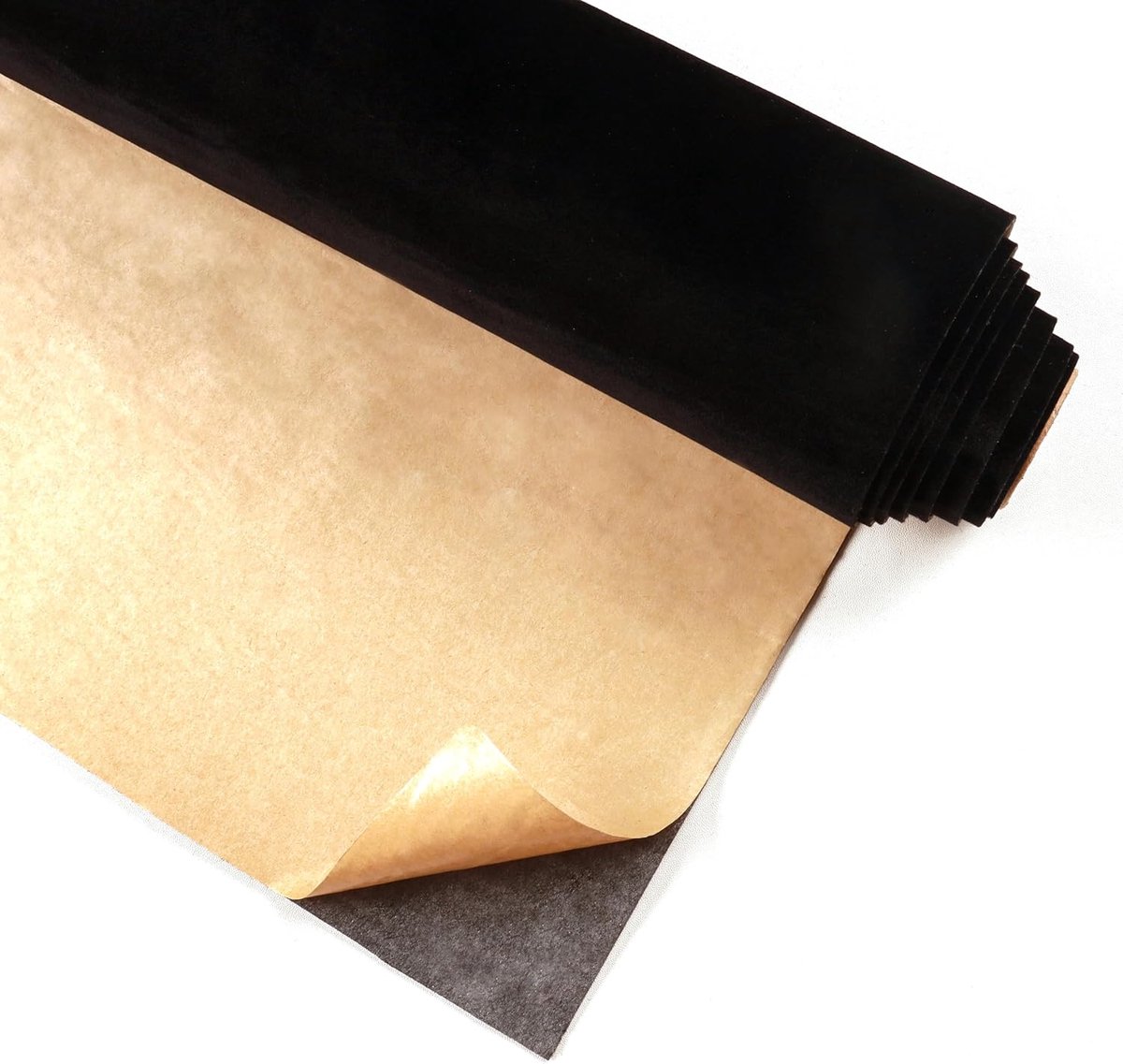 CRE8TIVE Black Felt Self Adhesive Wallpaper Flakes Cloth Wallpaper for Bedroom Sticky Back Felt Worktop Vinyl - ShopVlot