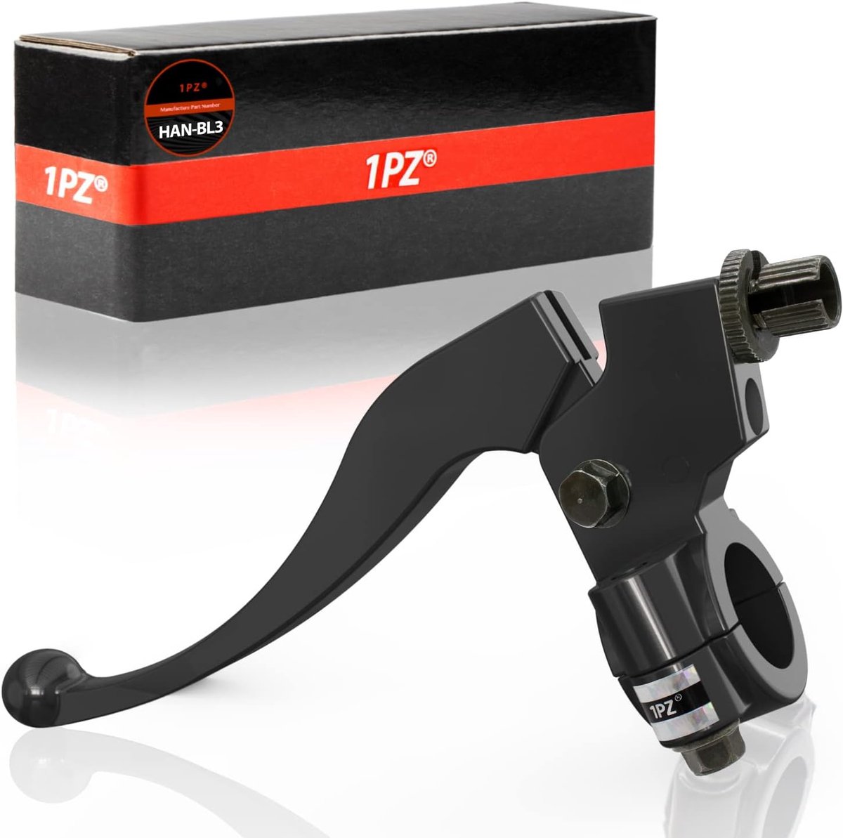 1PZ HAN-BL3 7/8 Inch Black Aluminum Clutch Brake Lever Left Perch Handle Replacement for Honda CRF XR 80 100 XR200 SSR - ShopVlot