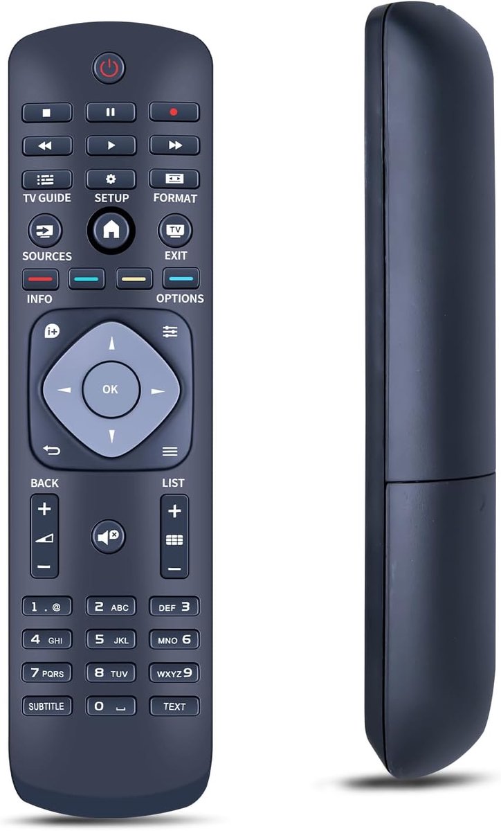 RM-L1225 vervangende afstandsbediening geschikt voor Philips UHD LED TV 49PUH4900 49PUK4900 49PUT4900 32PFT4131 - ShopVlot