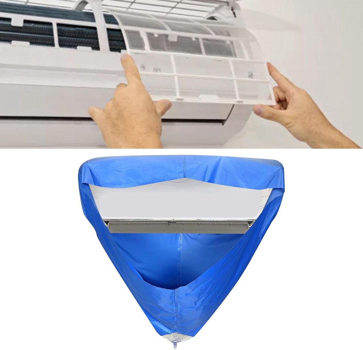 Airconditioner waszak, waterdichte split-schoonmaaktas, airconditioner-reinigingshoes voor wandgemonteerde split - ShopVlot