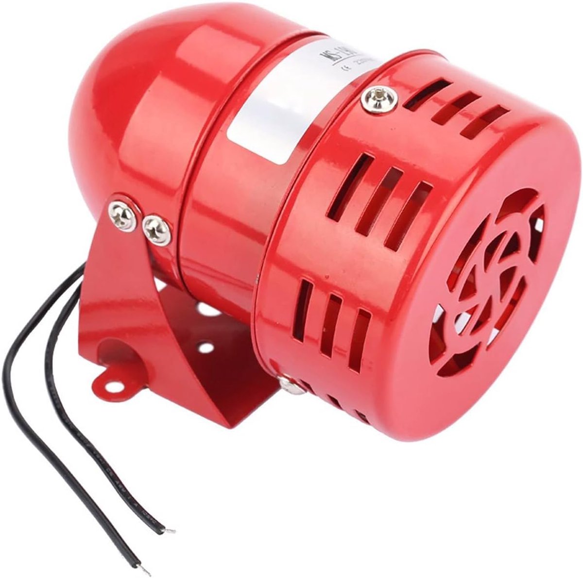 Alarm System, 220V, 120 dB Metal Mini Motor Alarm, Red, Industrial Alarm, Electrical Theft Protection, Summer MS-190 - ShopVlot