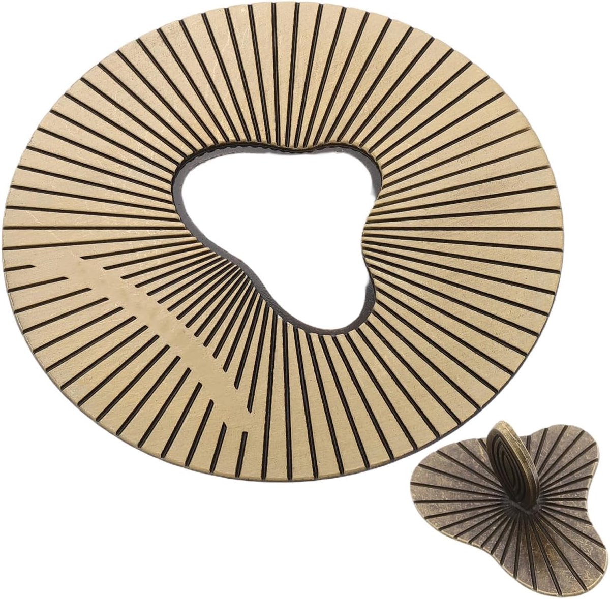 Decorative candle lid with integrated extinguishing protection, large for even burning, flexible fire control, design - ShopVlot