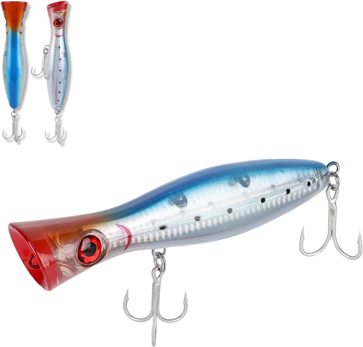 Zoutwater visaas, kunstpopper-aas, Topwater-visgereedschap, accessoires voor zoutwater en zoetwatervissen - ShopVlot