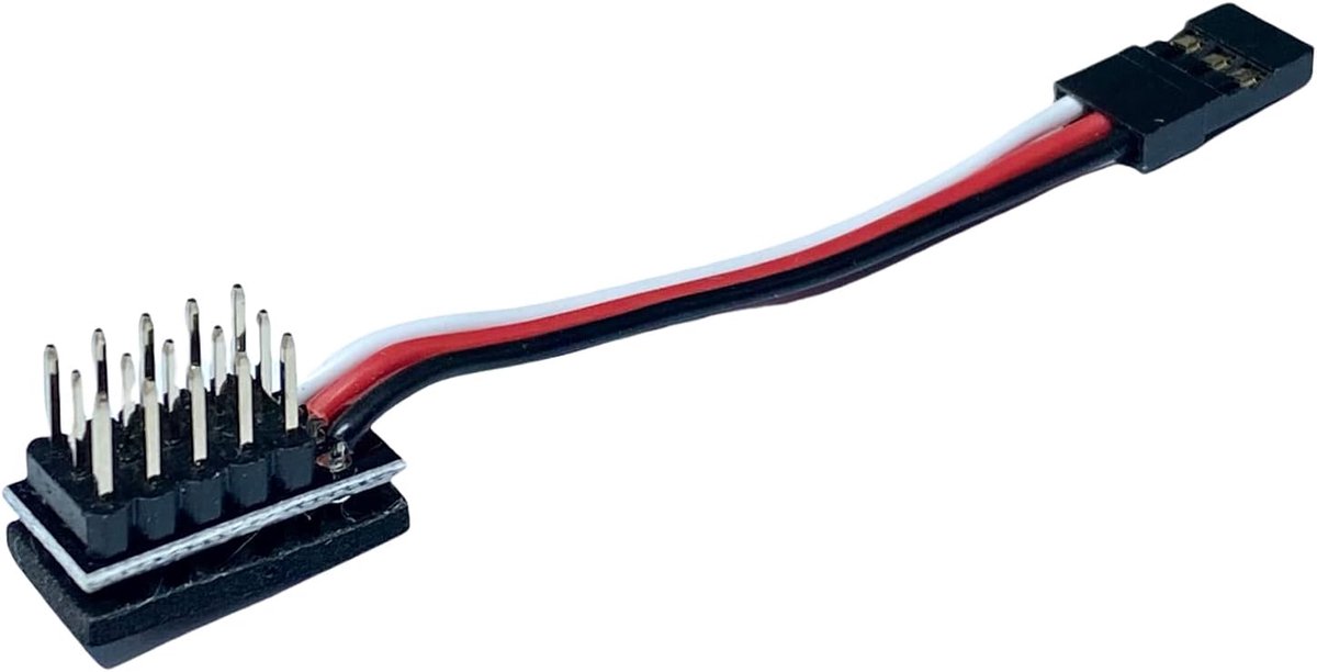 Premium adapter servo cable distributor 5-way splitter Lead 1x JR Futaba female to 5x male pins 6cm adapter cable for - ShopVlot