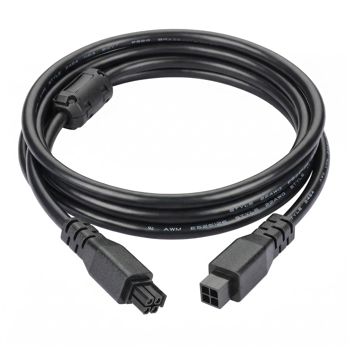 Verlengkabel 4-polig voor AMS Lite met magnetische ring, anti-interferentie, 3D-printerverlenging compatibel met Bambu - ShopVlot