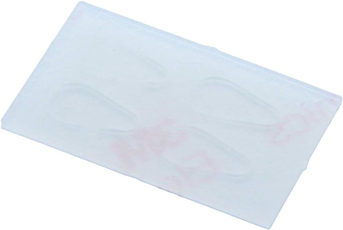 Silicone neuspads 8 x 10 mm - zelfklevend - zachte grip - ideaal voor brillen - ShopVlot