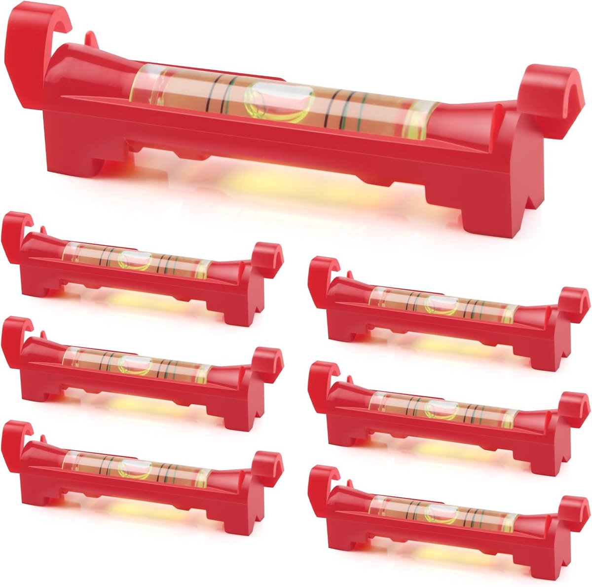 String lijn niveau 75mm - impactbestendig - transparante bubbelvijl - ideaal voor metingen - ShopVlot