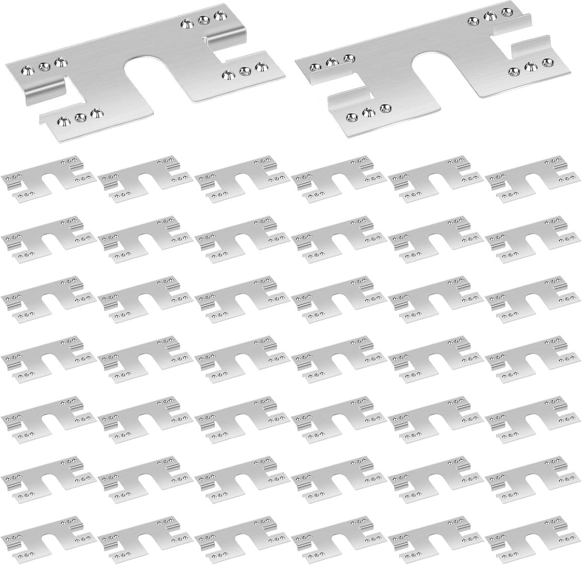 Solar Panel, 50 Pieces, PV Earthing Clamps, Ground Seal, Washer, 28 x 50 mm, Photovoltaic Solar Panel, Ground Discs - ShopVlot