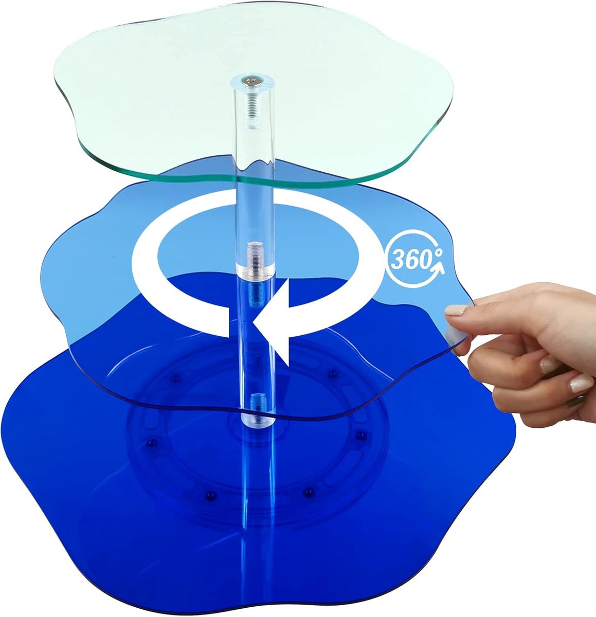 Tier Cake Stand - grote capaciteit - herbruikbaar - ideaal voor feestelijke gelegenheden - ShopVlot