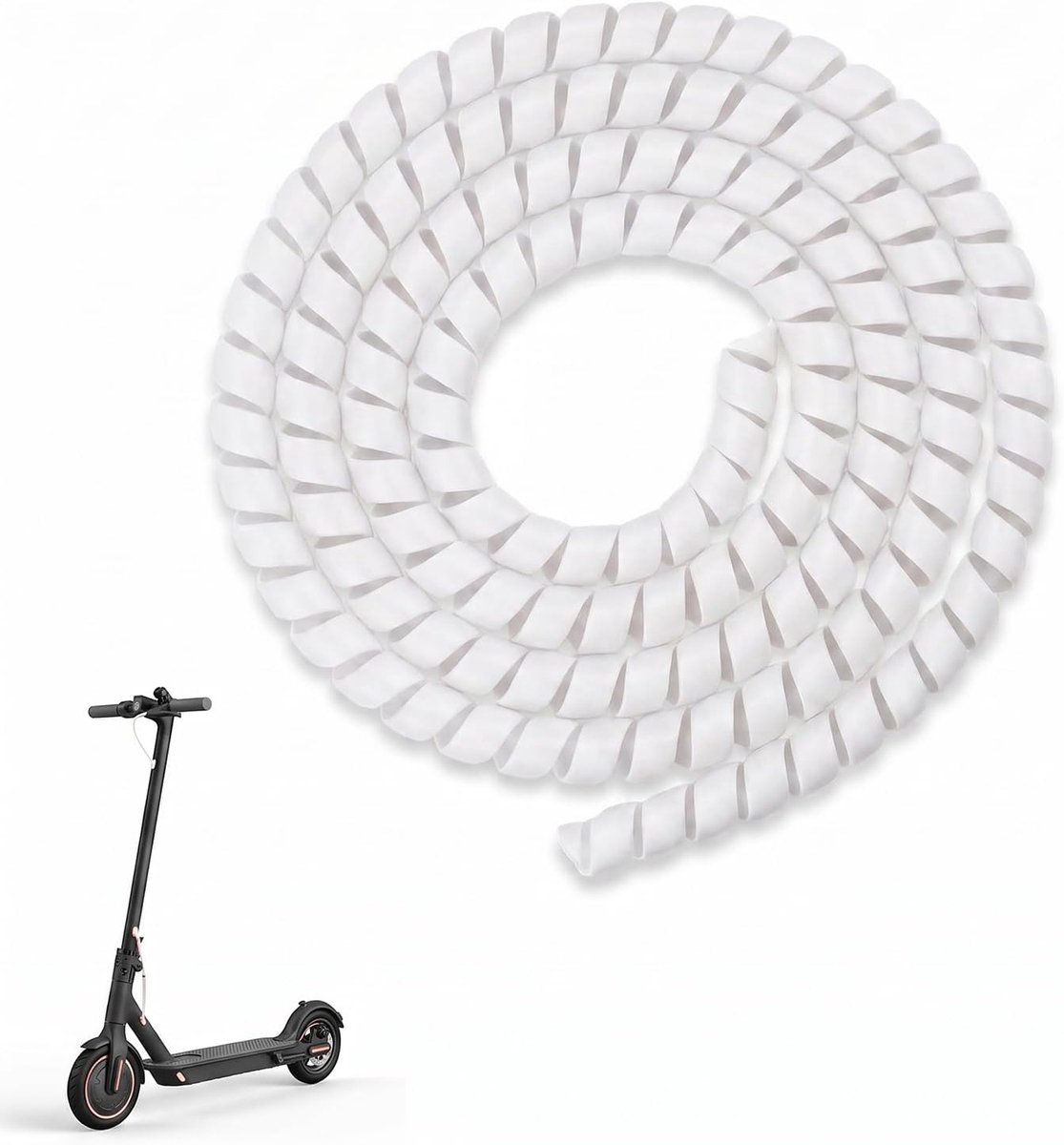 Flexibele TPU-kabelspiraal van 120 cm voor e-scooter, perfect voor Xiaomi 1s/M365/Pro Ninebot Scooter, aanpasbare - ShopVlot