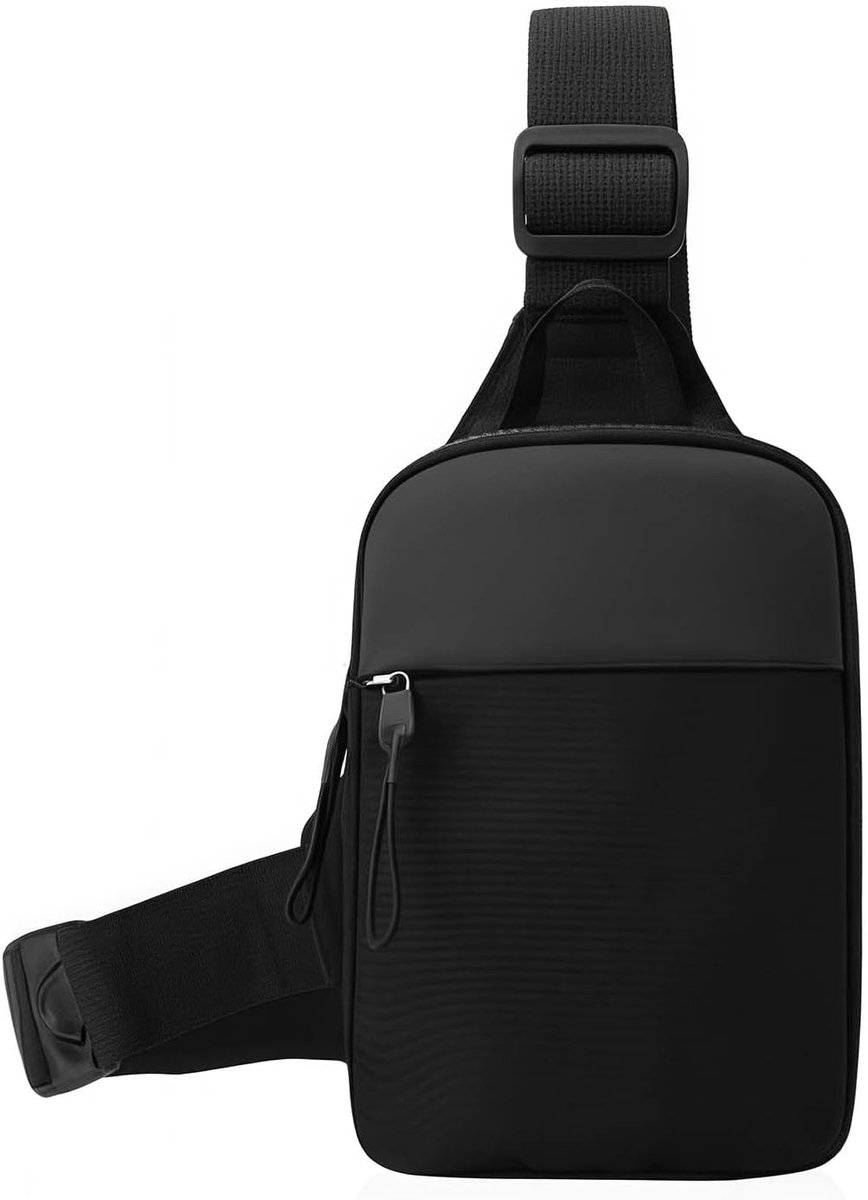 Sling Chest Crossbody Bag Men's Chest Bag Small Waterproof Shoulder Bag for Men, Small Shoulder Bag with Purse - ShopVlot