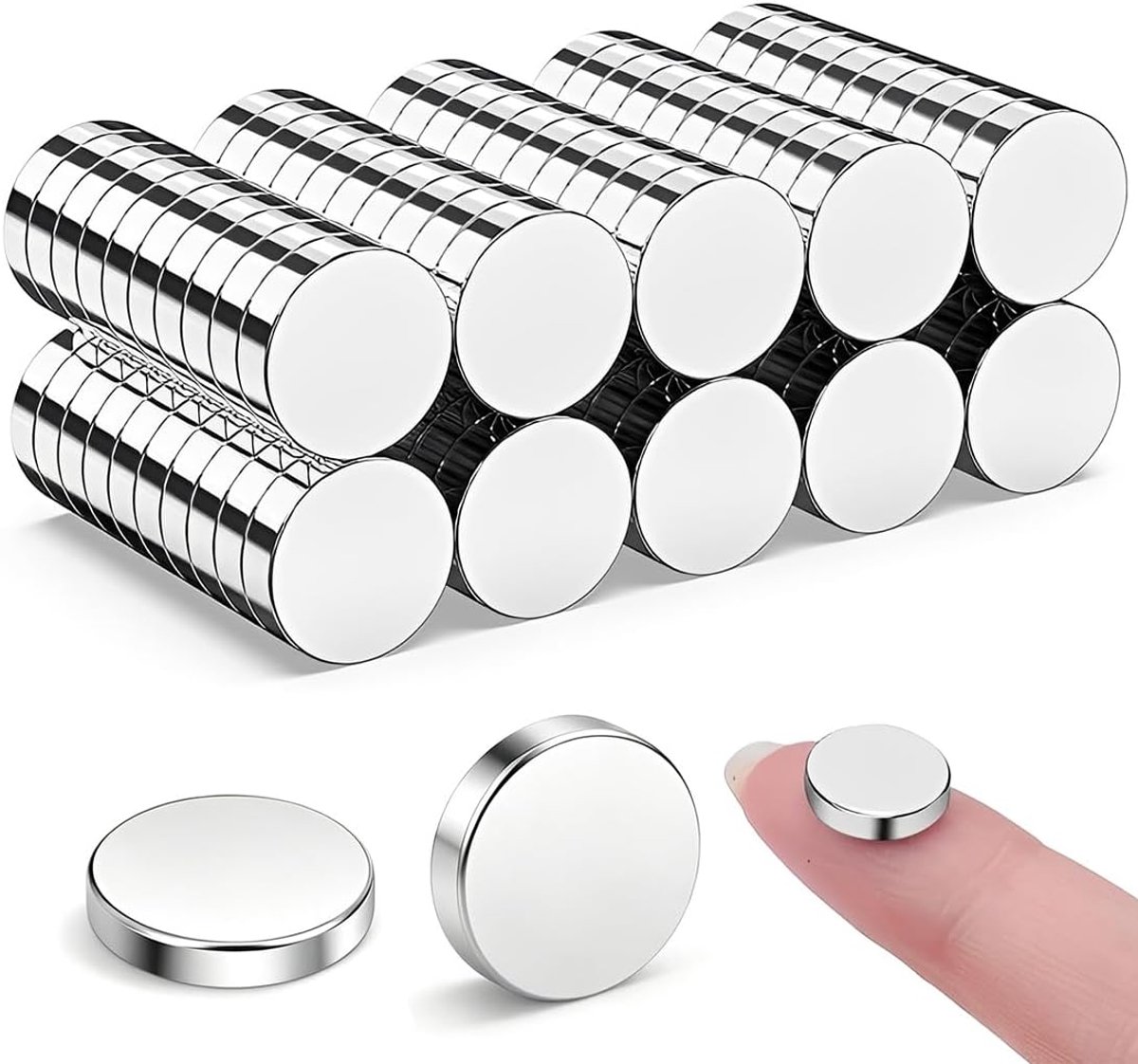 Magneten 2 mm - neodymium - kleine ronde magneten - ideaal voor whiteboards - ShopVlot