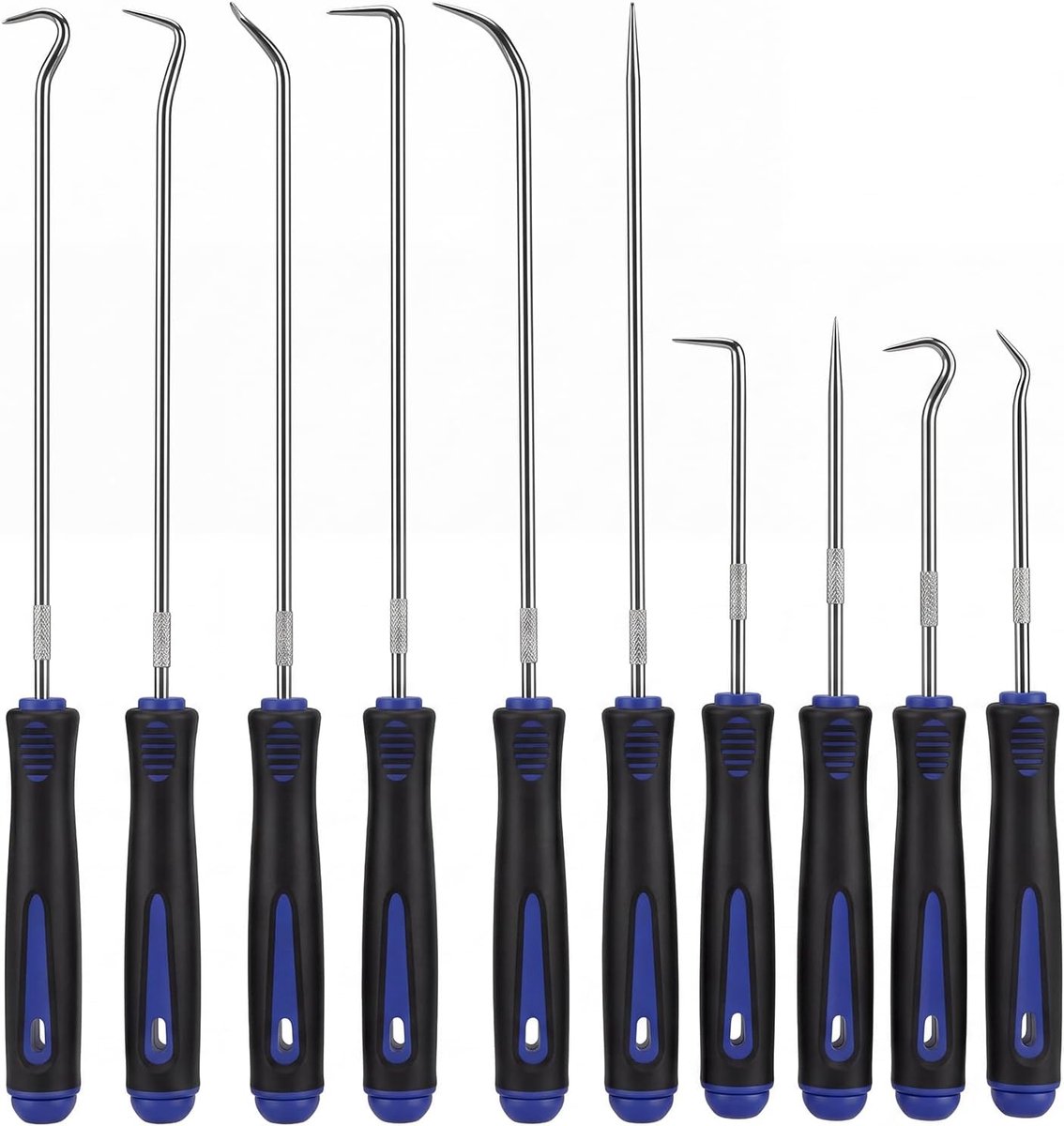 Haak en pick tool set 10 stks - hoogwaardig staal - ergonomisch ontwerp - ideaal voor auto-onderhoud - ShopVlot