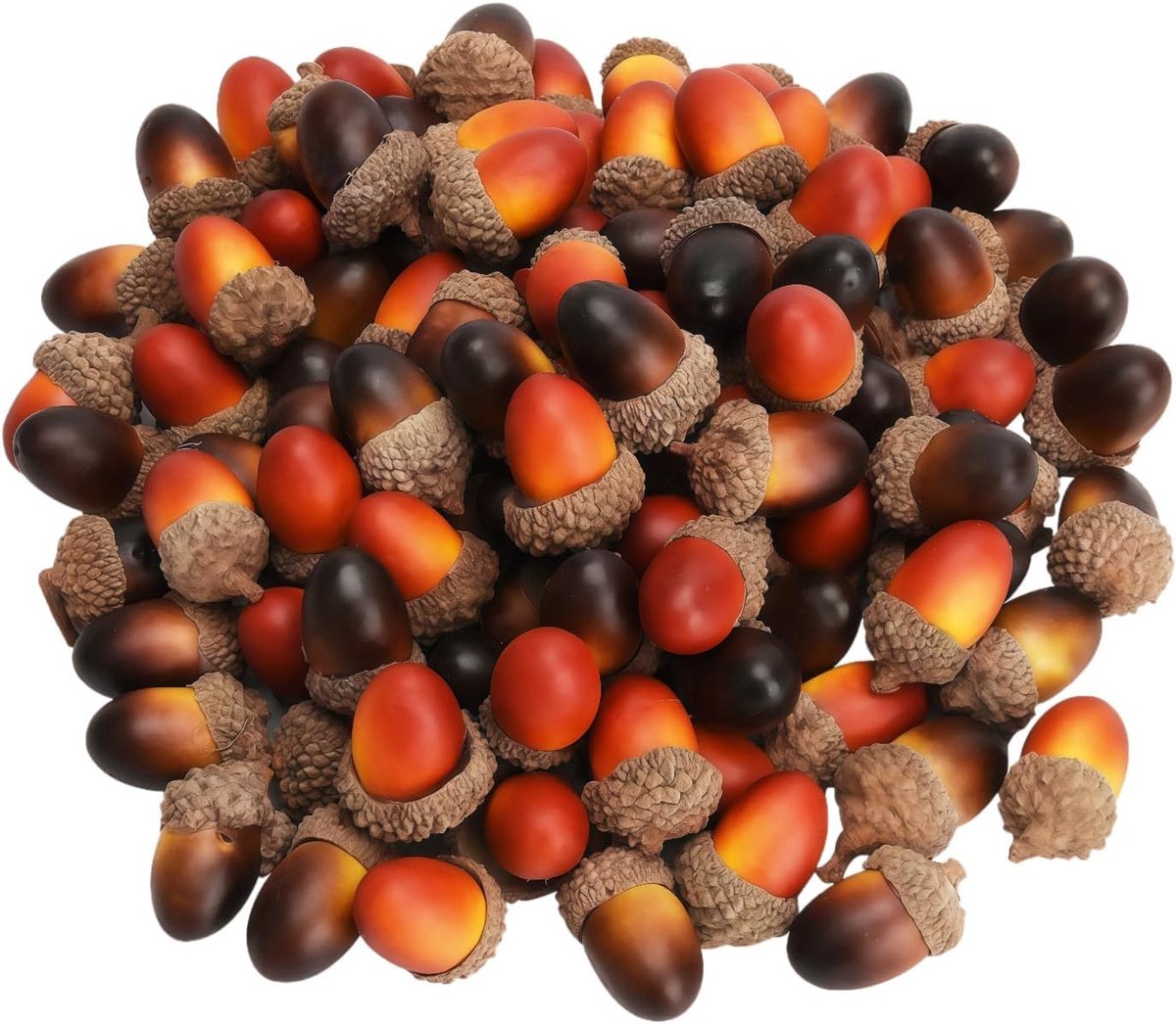Nep-eikels 50 Stuks - Gemengde Kleuren - Natuurlijke Caps - Perfect voor Herfstdecoratie - ShopVlot