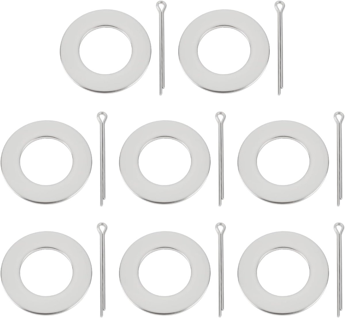 Trailer wasmachines 16Pcs 44x24x3mm - RVS 304 - voor boot jetboot - stabiele installatie - ShopVlot
