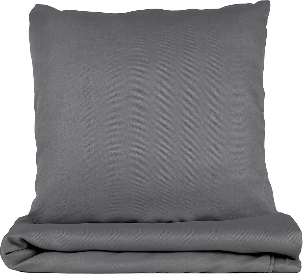 Beddengoed 140 x 200 cm - Microfiber Donkergrijs - Ultrag zacht en ademend - Voor een zorgeloze slaap - ShopVlot
