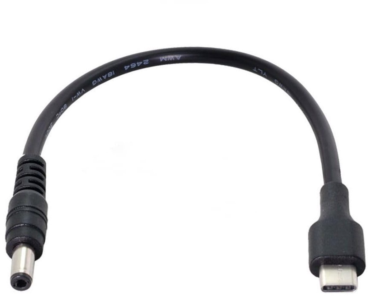 Extensie kabel voor MacBook - 20 cm - USB-C 3.1 - ideaal voor opladen vanuit wandcontact - ShopVlot