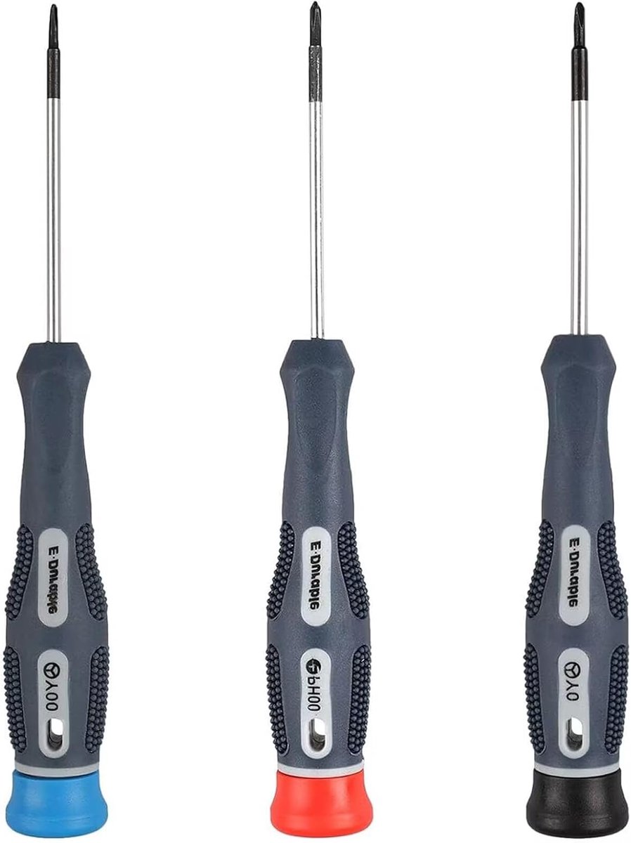 Precision schroevendraaierset - 3-delig - Y-schroevendraaier - ideaal voor reparatie van gameconsoles - ShopVlot