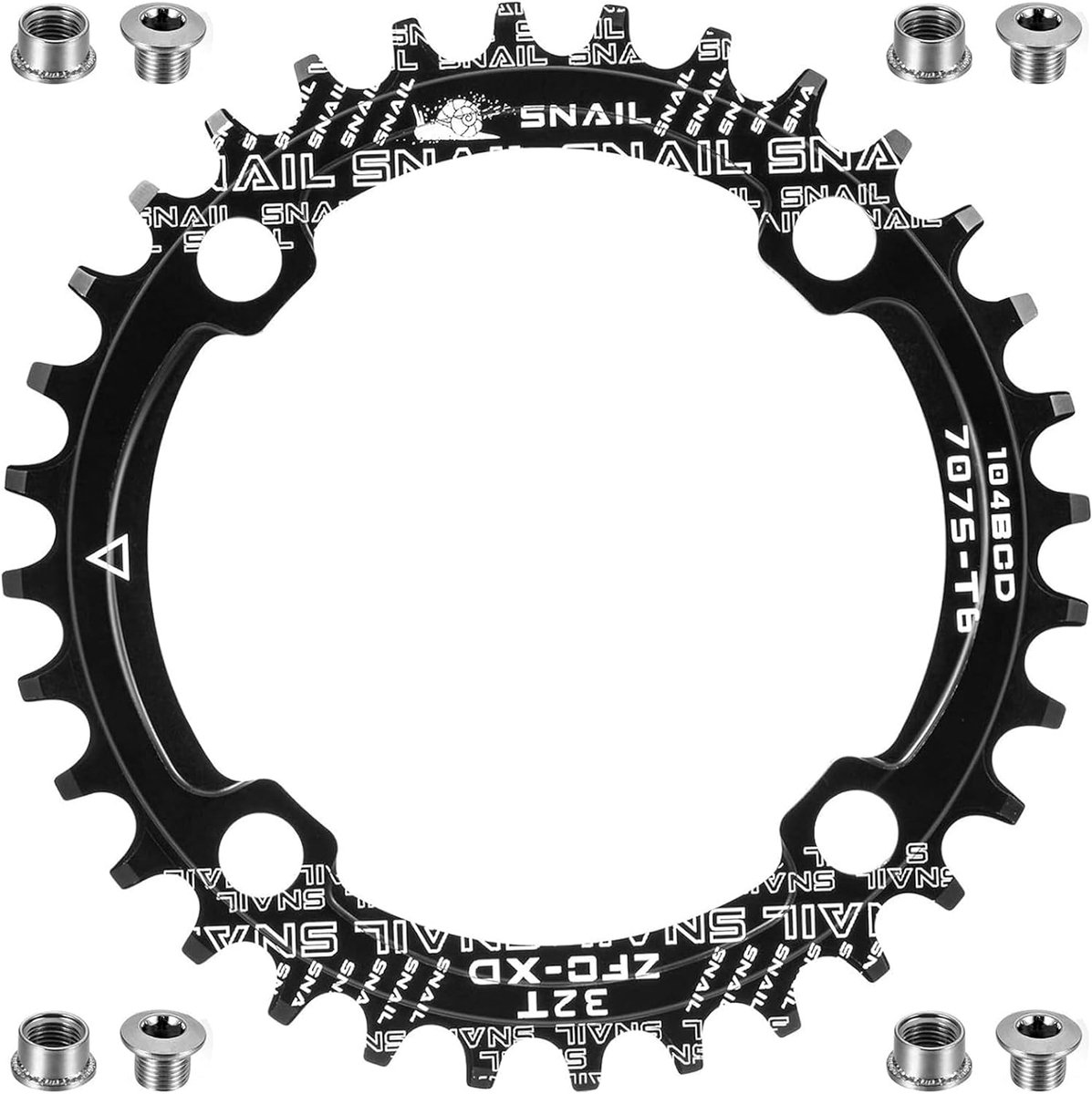 Fiets kettingblad 36T - Aluminiumlegering - Lichtgewicht en duurzaam - Verhoogt snelheid en stabiliteit - ShopVlot