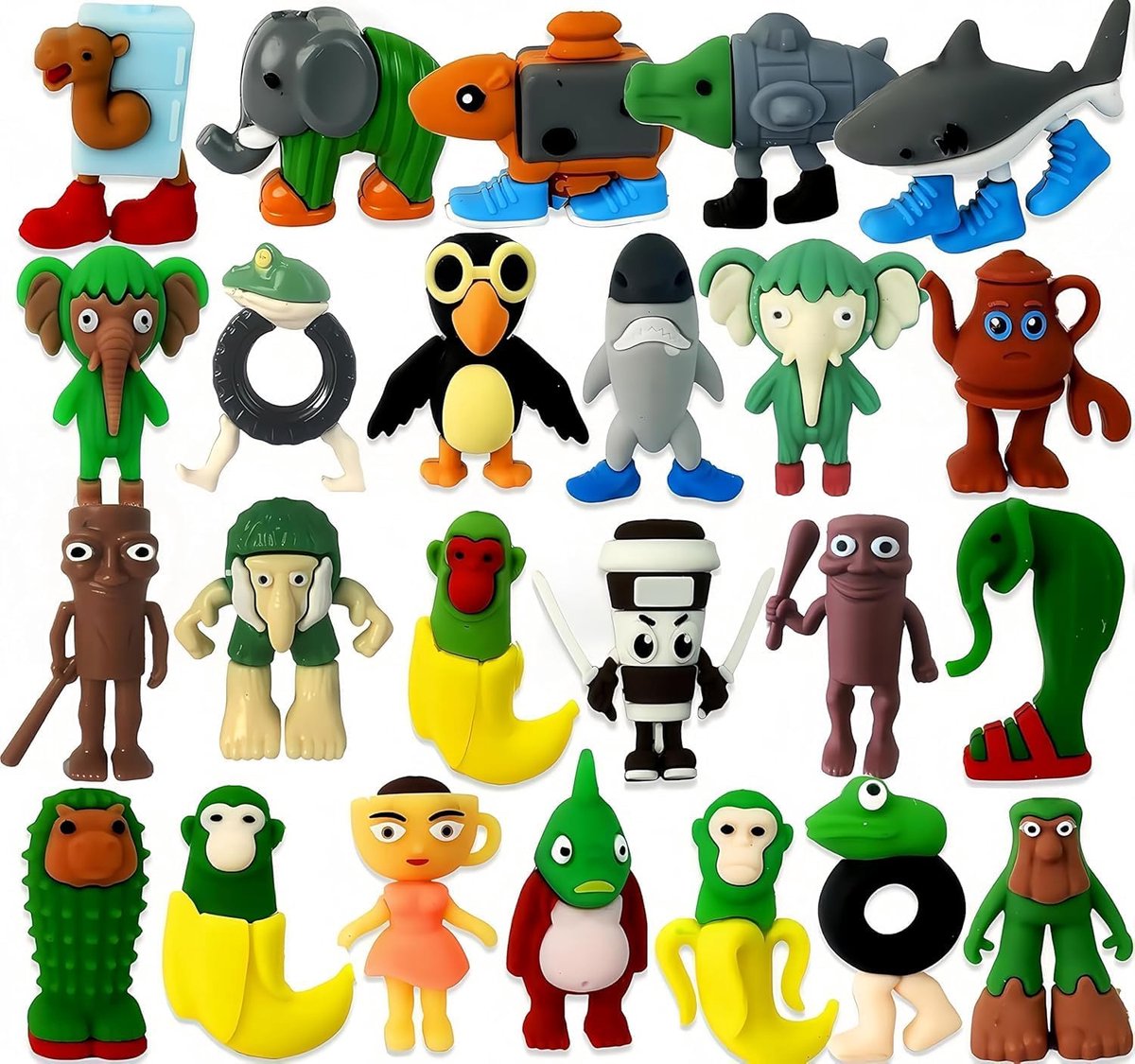 Adventskalender Kinderen 2025 - Set van 24 Stukken - Inclusief Tung Sahur Tralalero Tralala Figurine - ShopVlot