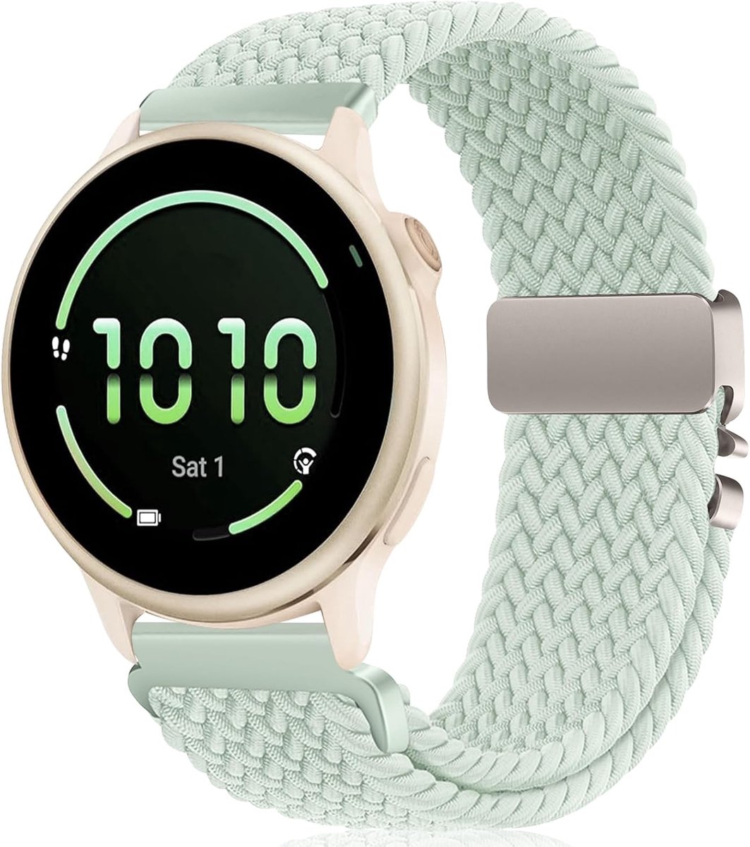 Nylon Watch Strap Compatible with Garmin Venu 4 41mm/Vivoactive 6/5/3/Vivoactive 4 45mm, 18mm 20mm 22mm Woven Watch - ShopVlot