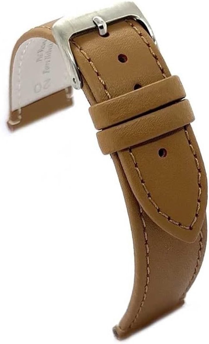Cowhide Leather Watch Straps, Ref 304, beige, band ring - ShopVlot