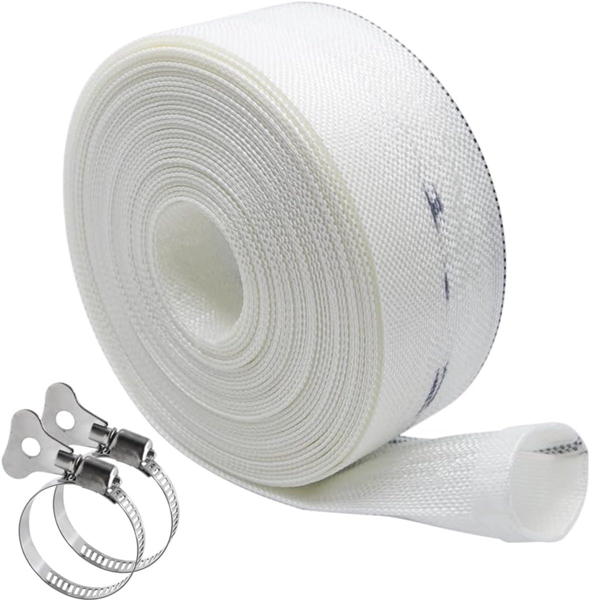 10 m Flat Hose Diameter 1 1/4 Inch Hose 32 mm, Fire Protection Hose for Submersible Water Pump or Dirty Water Pump - ShopVlot
