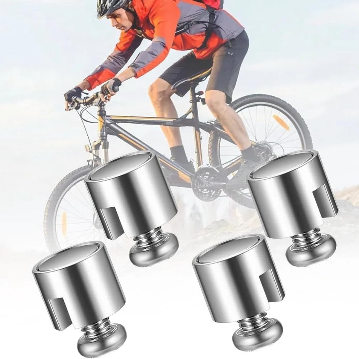 4 stuks spaakmagneten voor e-bike spaakmagneet, compatibel met Bosch en Yamaha, voor tempo metingen - ShopVlot