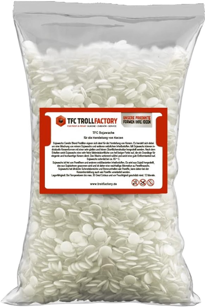 TFC Troll Factory Sojawax Candle-Blend Pastilles - 100g - ShopVlot