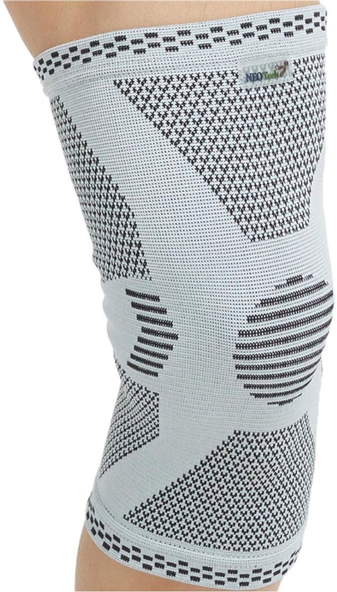 Zavio® Kniebandage Bamboe - Kniebrace Ademend - Sport Ondersteuning