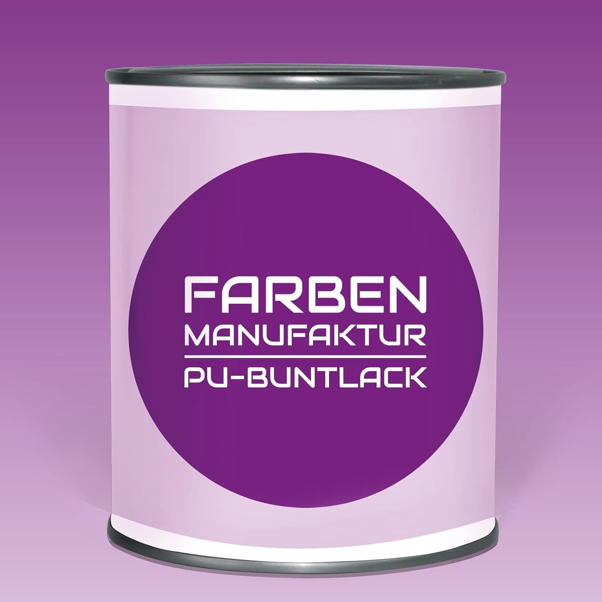 Gekleurde lak PU versterkt renovatieverf premium acryllak RAL zijdeglans dgl. (2 liter, RAL 1023 verkeersgeel) - ShopVlot