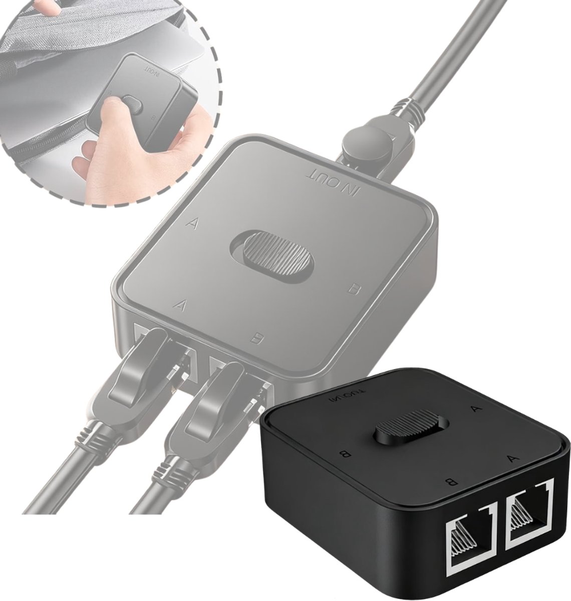 Zavio® Netwerk Switch - Netwerk Splitter - Unmanaged