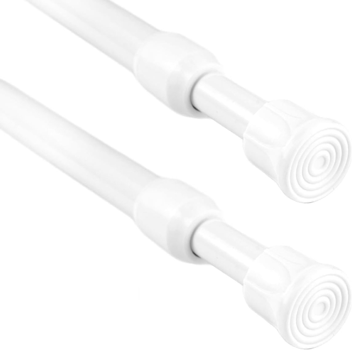 2 stuks telescoopstang om te klemmen, 30-50 cm gordijnroede zonder boren, telescoopstang, gordijnstang, klemstang voor - ShopVlot