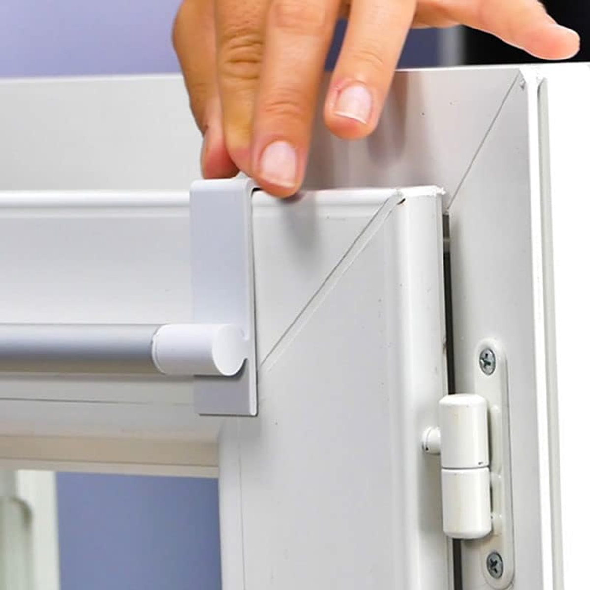 SHOP-STORY - Extendable Curtain Rail for Windows and Doors, Ready to Hang with Fixing Hooks, Adjustable from 60 to 105 - ShopVlot