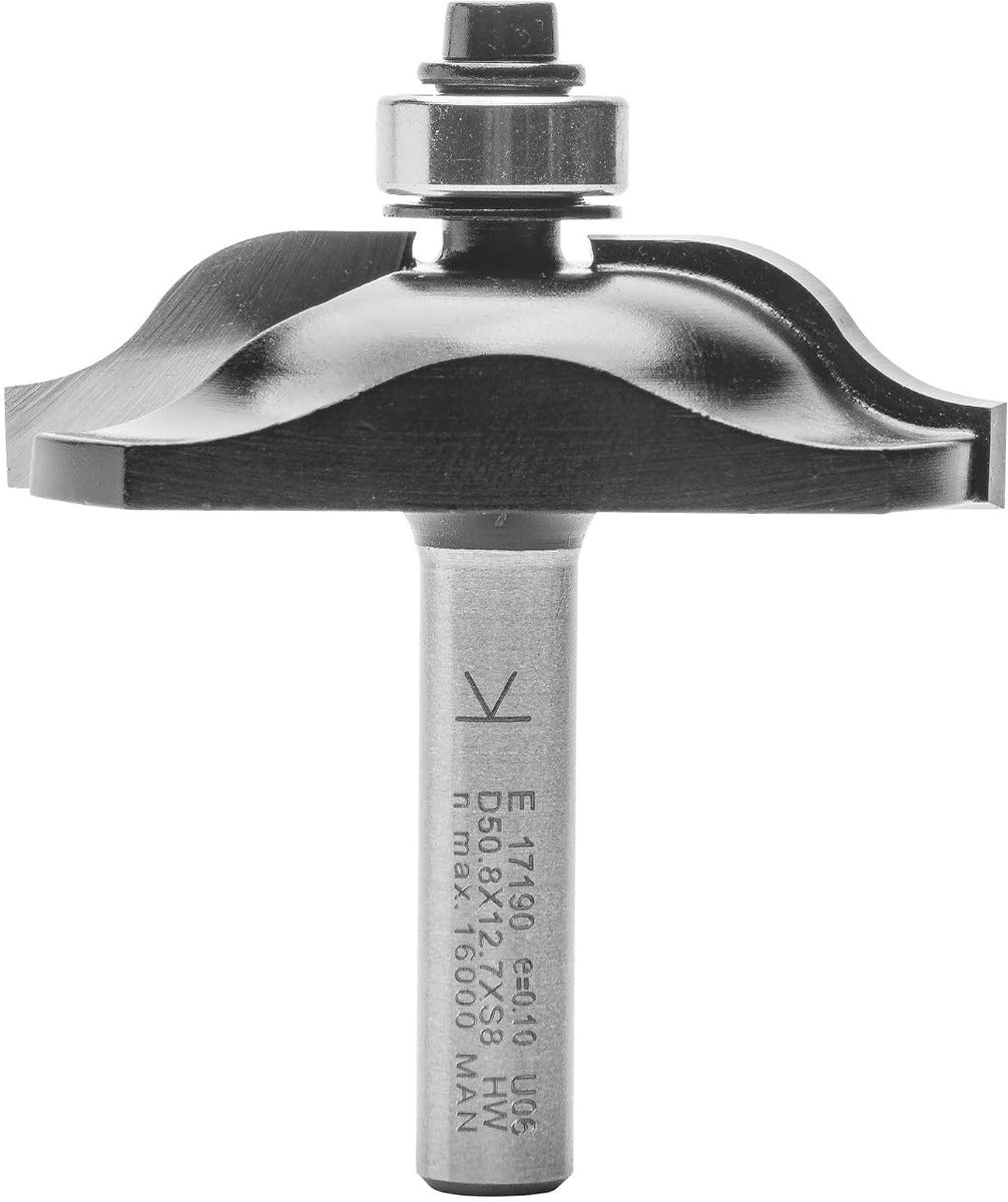 ENT 17190 Karnis Profile Flat-band Cutter, Carbide, Shank Gauge (S) 8 mm, Fremaple Meter (D) 50.8 mm, NL 12.7 mm, R - ShopVlot