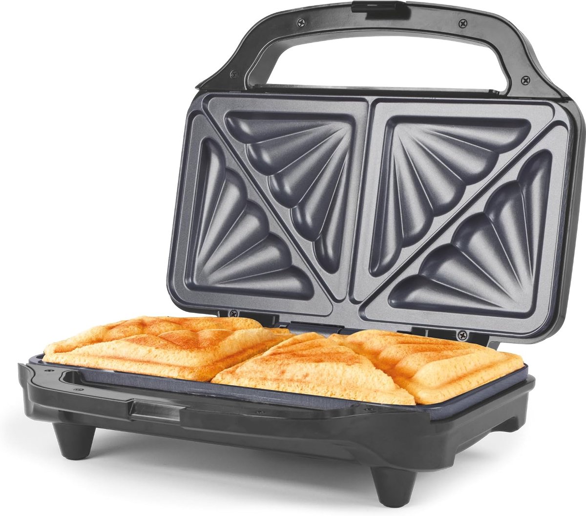 Tosti IJzer – Dubbel Sandwichapparaat – Automatische Temperatuurregeling – Cool Touch – 900W
